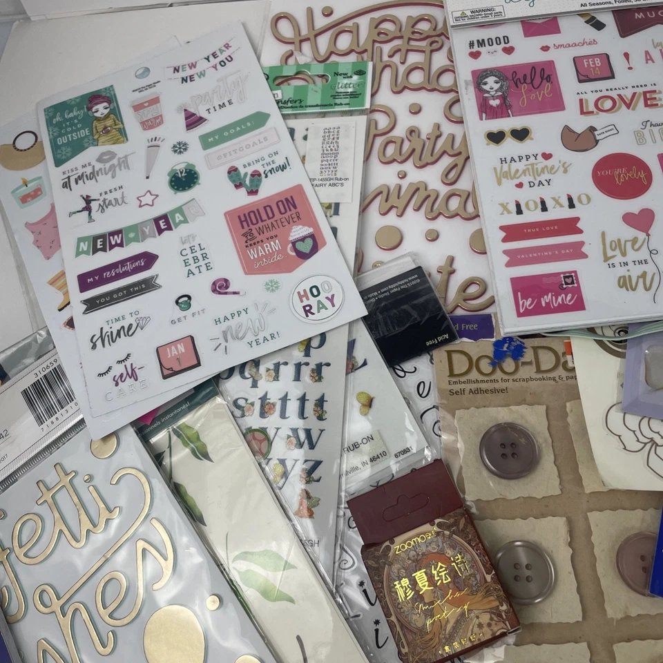 MASSIVE Sticker Lot - Mix of Vintage, New and Planner Stickers - Paper Crafts - Image 3 of 4