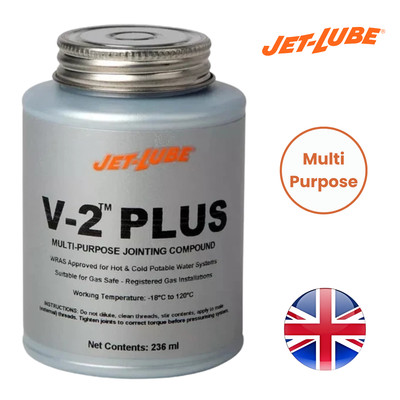 V-2 Plus Jet Lube 236g Mehrzweck Rohrverbindungsmasse für Wasser und Gas