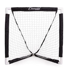 Champion Sports Mini 3' x 3' Lacrosse Goal - Black/White