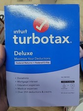 NEW Turbotax Deluxe 2022 Federal Return E-File federal E-file