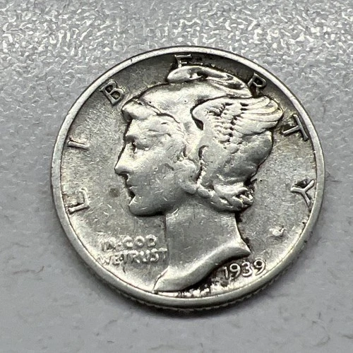 1939 MERCURY SILVER DIME ACTUAL COIN Get More Today & Save Shop Here Buy Here