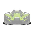 Polaris Slingshot Lower Front Fascia Accent Kit, OEM Part 2891301