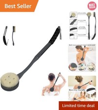 20.5  Long Handle Back Brush for Shower - Perfect for Easy Skin Exfoliation