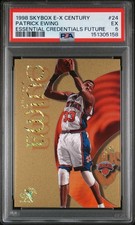 1998-99 Skybox EX Patrick Ewing 24 Essential Credentials Future /67 PSA 5 WB2354
