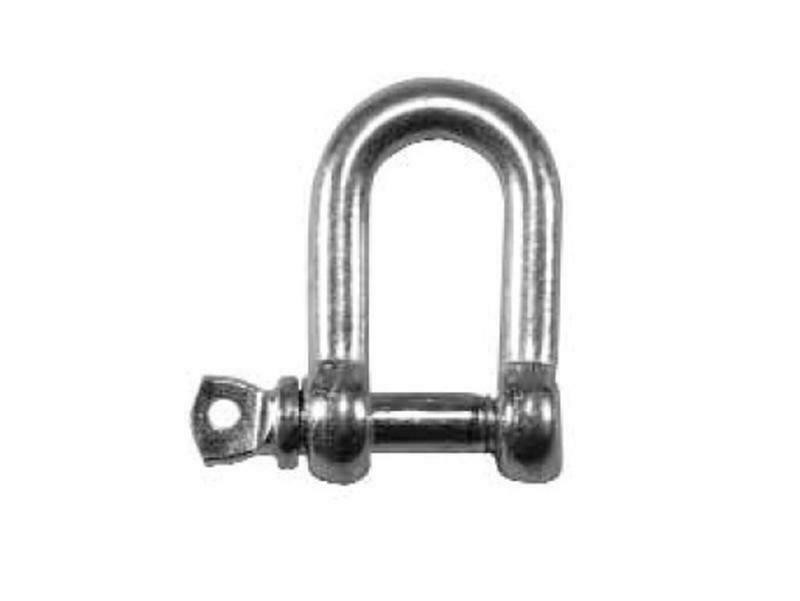 Faithfull D-Shackle Zinc Plated 6Mm (Pack Of 4) FAICHDS60