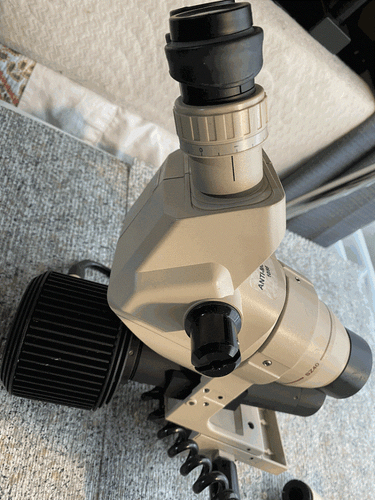 Olympus SZ40 Microscope with, eyepieces light and arm kit - nice! - Picture 14 of 15