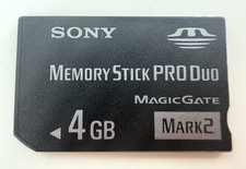 Sony MS-MT4G 4GB Mark2 Memory Stick PRO Duo Adapter for Sony PSP and Camera