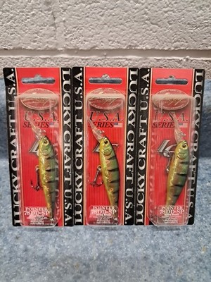 3 LUCKY CRAFT Pointer 78DD OGs 3/8oz 78mm Luckycraft Suspending Jerkbait Rare!