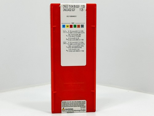SANDVIK DNGG432-SGF DNGG150408-SGF Inserti in carburo nuovi grado 1125 10 pezzi - Foto 2 di 2