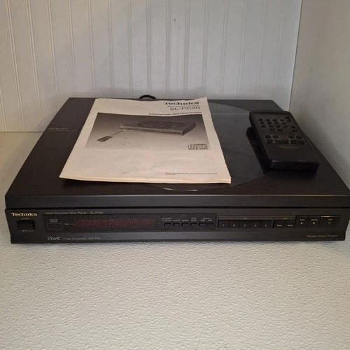 Technics SL-PC20 CD Player Turntable 5-Disc Japan 1989 NEEDS REPAIRS READ DESCRP