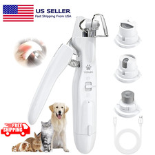 Electric Dog Nail Grinder Pet Trimmer USB Charge Clipper Professional Wholesale