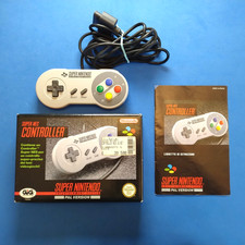 Controller Pad Super Nintendo Snes Pal Ita Gig con scatola e libretto