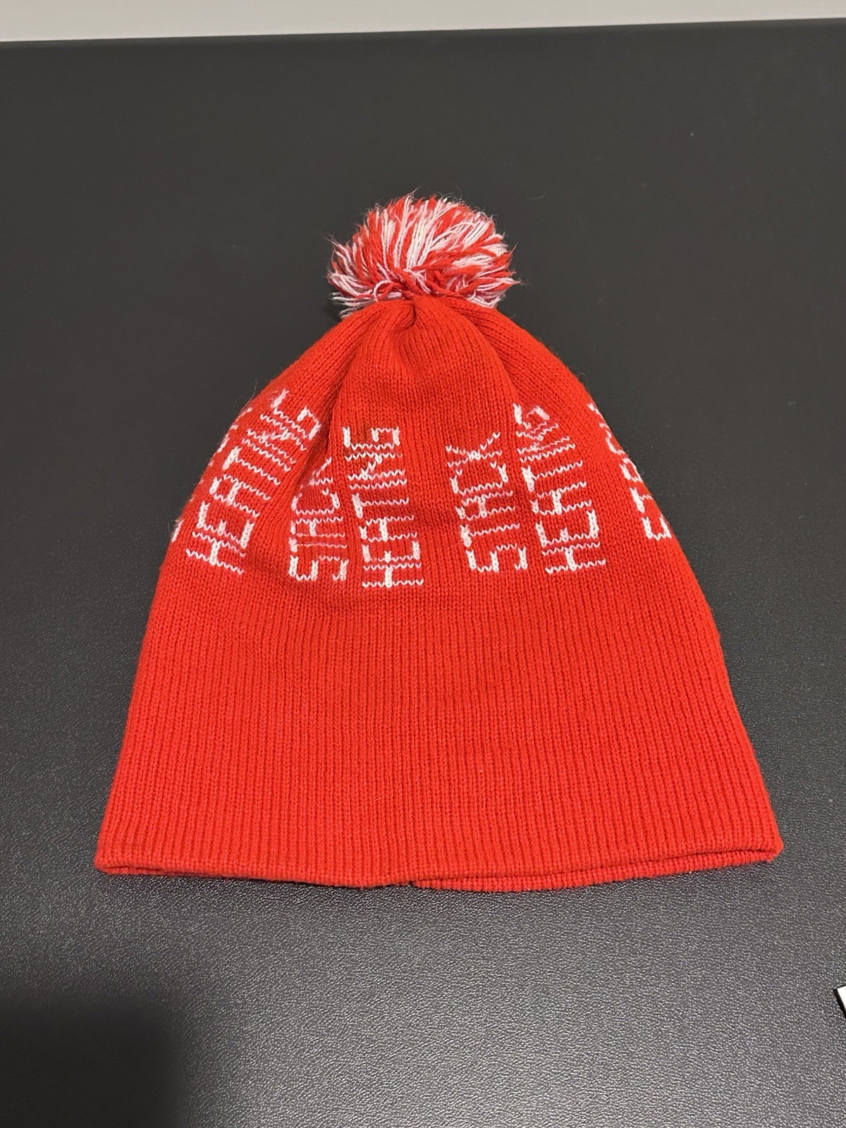 Vintage 70s 80s STACK HEATING Script Wool Knit Be… - image 13