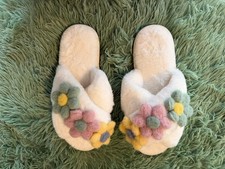 Unbranded Faux Fur Sandal/ Bedroom Slipper Sz 8.5