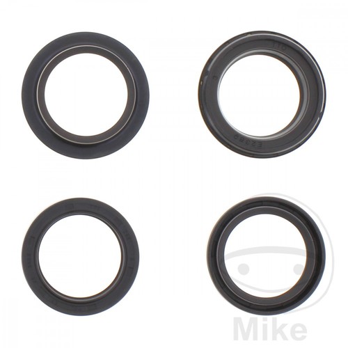 Ricambi Forcella All Balls Racing Kit Guarnizioni E Tappi Polvere Forcella 56-126 Per Husqvarna KTM SX SC Duke LC4 - Compatibile Con Molti Modelli Kit Tappi Polvere Forcella