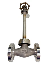 BONNEY FORGE 6CL-38LF Cryogenic Globe Valve 316-Stainless 1/2" Class 600 Flanged