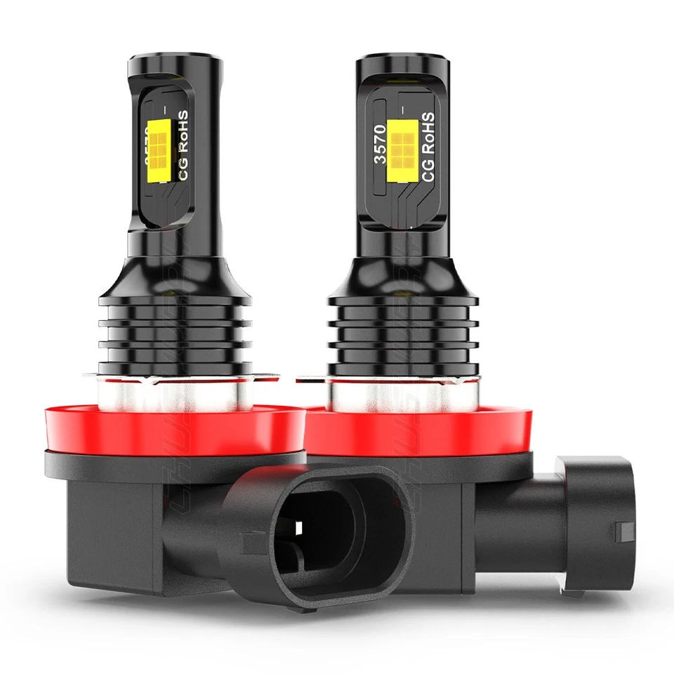 For Infiniti EX35 2008-2010 2011 2012 6000K LED Headlight + Fog Light Bulbs M5 - Image 2 of 4