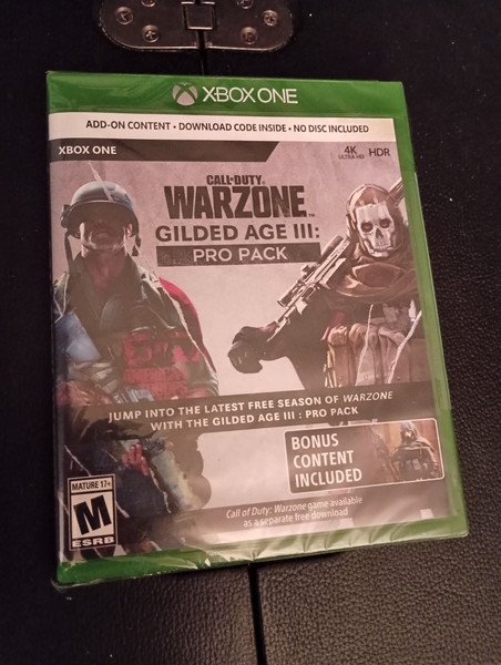 Nuevo DLC Call of Duty Warzone Gilded Age III: Pro Pack (Xbox One) 