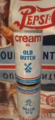   Old Dutch Cream Cola Soda Pop Can Advertising Prop Empty 70's 80's 