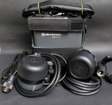 Elinchrom ELB 500 TTL ELB with Dual 500 Flash Heads Charger Battery and Snappy