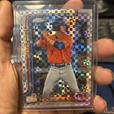 2025 Topps Pro Debut Chrome Colin Houck #PDC-57 X-Fractor (RC) Mets