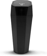 Leakproof Car Trash Can with Lid, Mini Garbage Bin for Vehicle Cup Holder, Unive