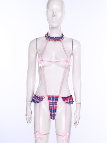Womens One Piece Sleepwear Swimming Costume Micro Thongs Teddies Nightwear - Afbeelding 13 van 25