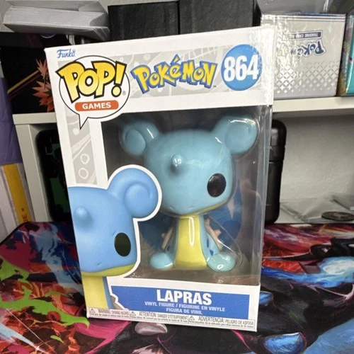 Funko Pop! Games Pokémon Lapras #864 Vinyl Figure Video Games 2022 Model Vinyl