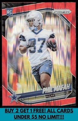 Phil Mafah 2025 Panini Prizm #378 Red Flash