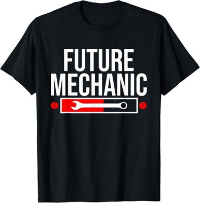 Future Mechanic In Progress Funny Auto Mechanic Humor Gift T-Shirt