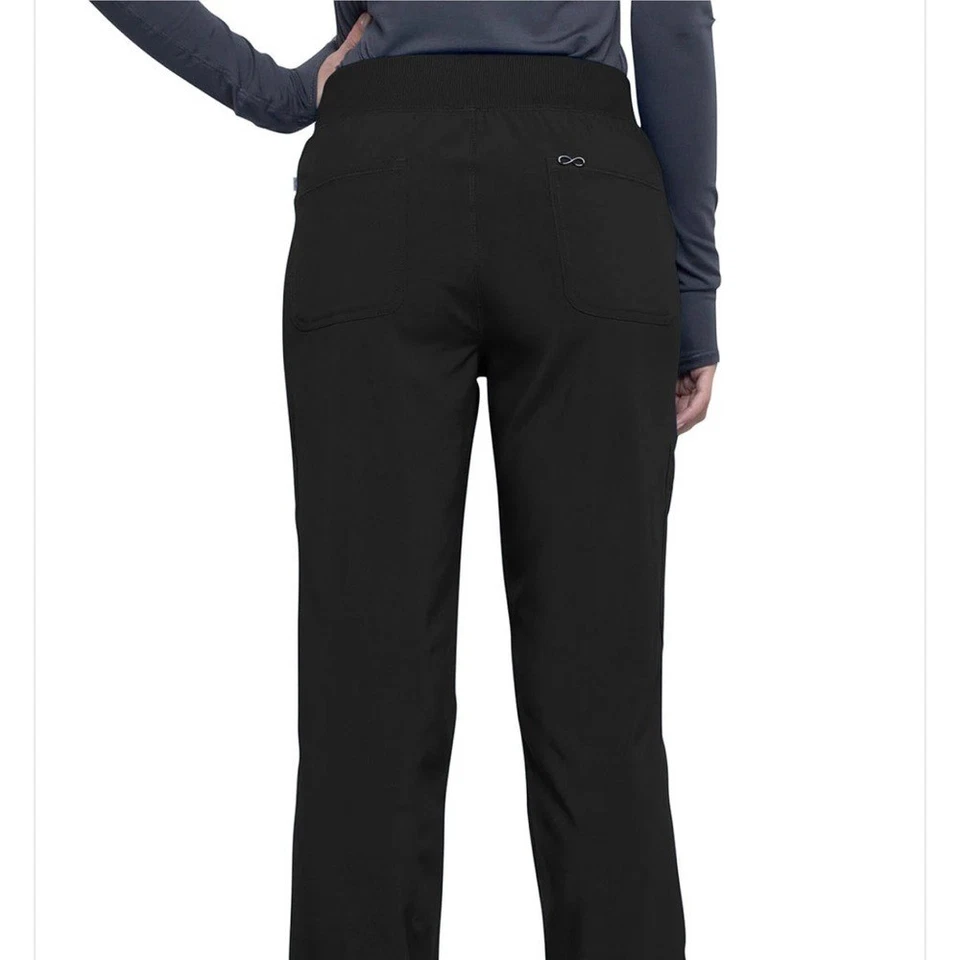 Pantalones Infinity Gris Exfoliante Contemporáneos Pierna Cónica de tiro medio CK065A NUEVOS CON ETIQUETAS Talla S Foto 3 de 3