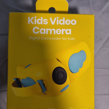 Kids Video Camera Digital Camcorder for Kids Yellow/Blue Child-Friendly Camera
