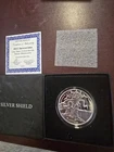 A Rare Free Reign 1 Oz. Proof Silver Medallion. SBSS. Freedom Girl/ Slave Queen.