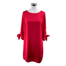 Banana Republic Women’s Red Tie-Sleeve Shift Dress Size 6 Elegant Cocktail Party