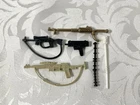 6x Vintage Star Wars Kenner Accessories Blaster Rifles, Staff, etc