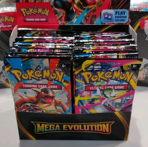 Pokémon TCG  Mega Evolution  ENHANCED Booster Box NEW INDIVIDUAL PACKS 💎💎💎 - Picture 2 of 7