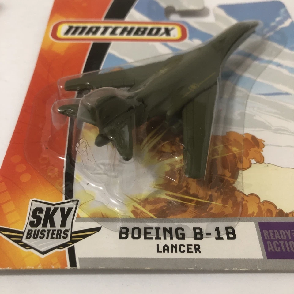 Matchbox Sky Busters Boeing B-1B Lancer 2007 nuevo y sellado Foto 2 de 4