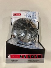 Delta Shower head chrome finish 6 different sprays