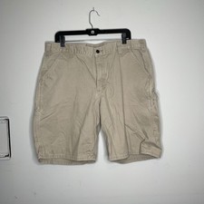 Carhartt Shorts Mens 38 Khaki Carpenter Relaxed Fit Work Outdoor Casual Canvas