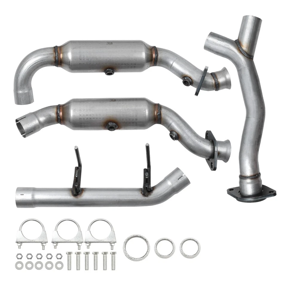 ​Fit Ford F-150 3.5L EcoBoost 2011-2014 Catalytic Converter Set Stainless Steel​ Foto 4 de 4