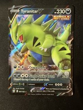 Carta Pokemon Tyranitar V 097/163 stili di battaglia quasi nuova ultra rara
