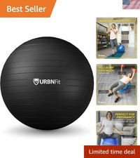 Exercise Ball - Yoga Ball for Workout Pregnancy Stability - AntiBurst Swiss B...