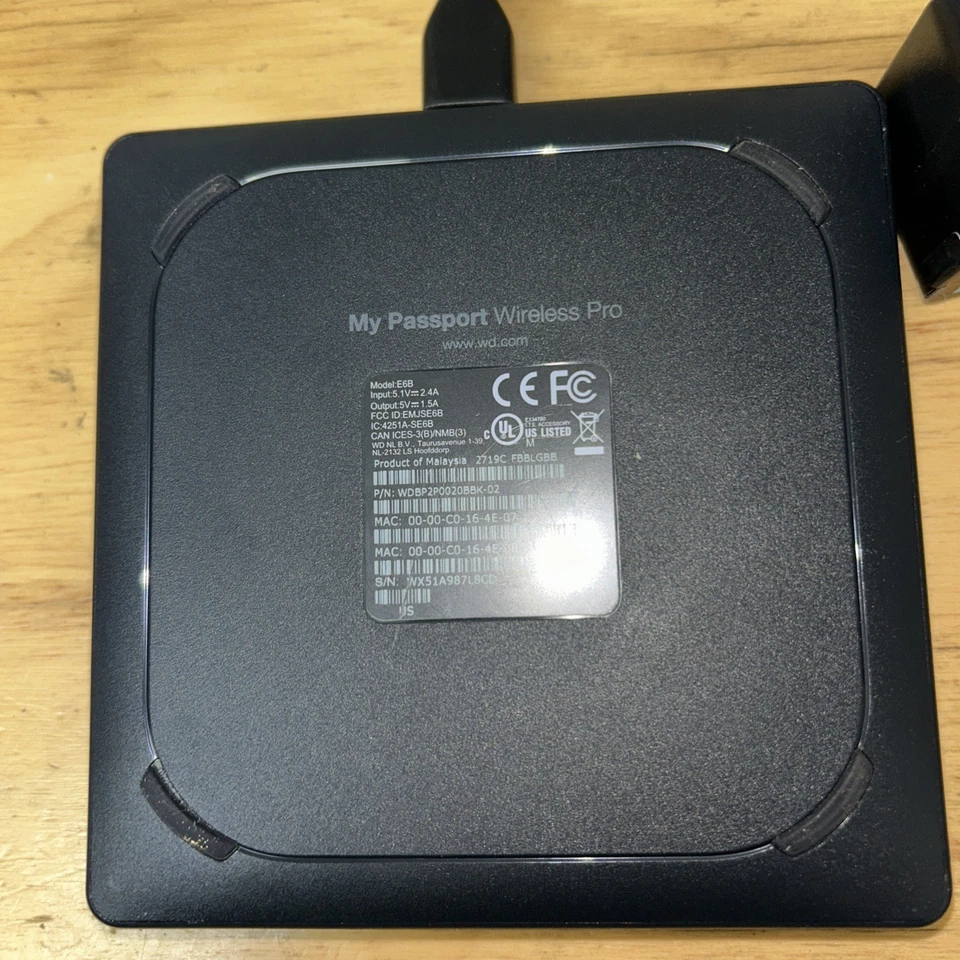Western Digital My Passport Wireless Pro 2TB Portable External HDD - Image 2 of 4