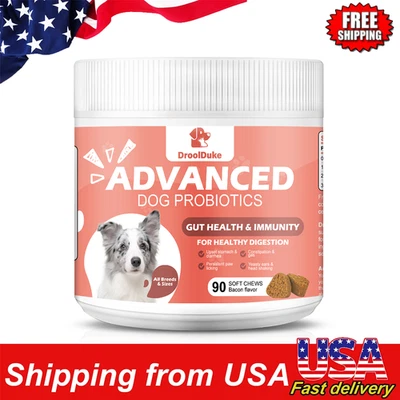 DROOL DUKE Advanced Probiotics for Dogs | Itchy Skin, Immune Supports, Digestive Health