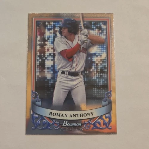 Topps 2024 Bowman Sterling Roman Anthony BSP-34 Prospect Boston Red Sox Card