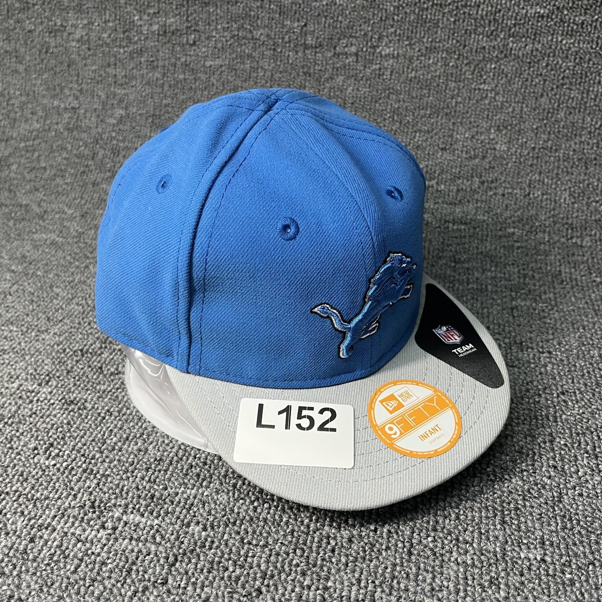 New Era Detroit Lions 9FIFTY Infant Snapback Hat Blue Gray NFL My 1st Cap Kids