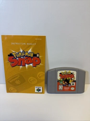 Pokemon Snap (Nintendo 64 N64, 1999) W Instruction Booklet