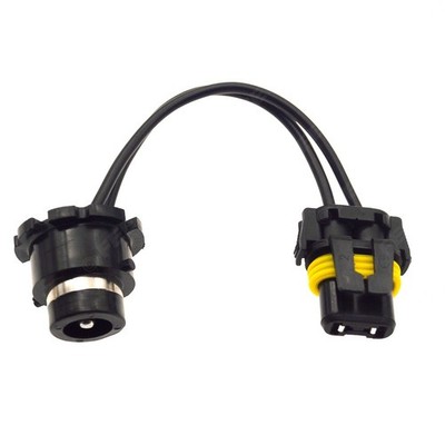D2 to 9006 Headlight Adapter Cable for D2R D2S HID LED Bulb Sockets Conversion