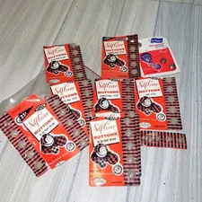 Vintage 1960s Risdon Self Cover Buttons Lot Of 10 Sewing Repairs Movie Prop