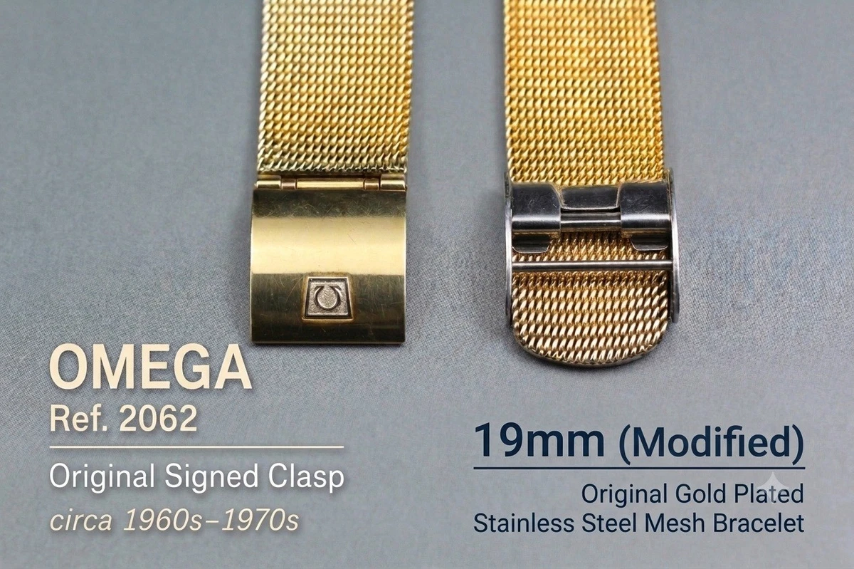OMEGA 19 mm Band Width Wristwatch Bands for sale | eBay